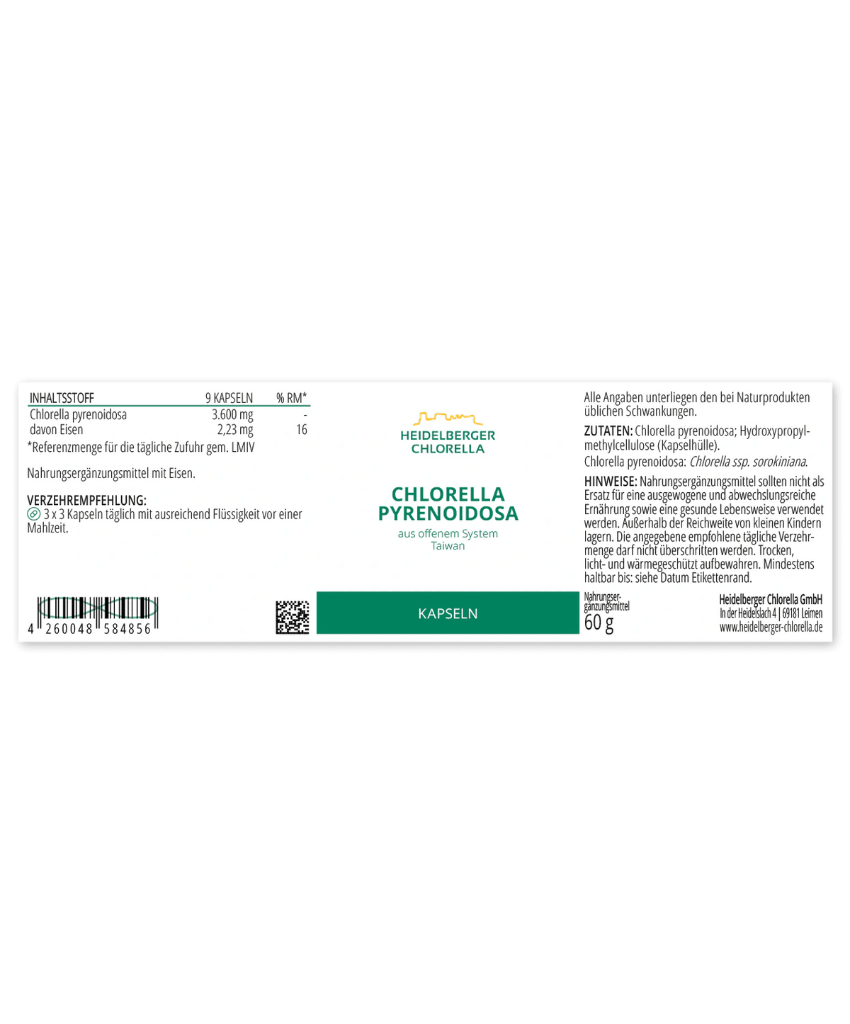 120 Kapseln - 60 g