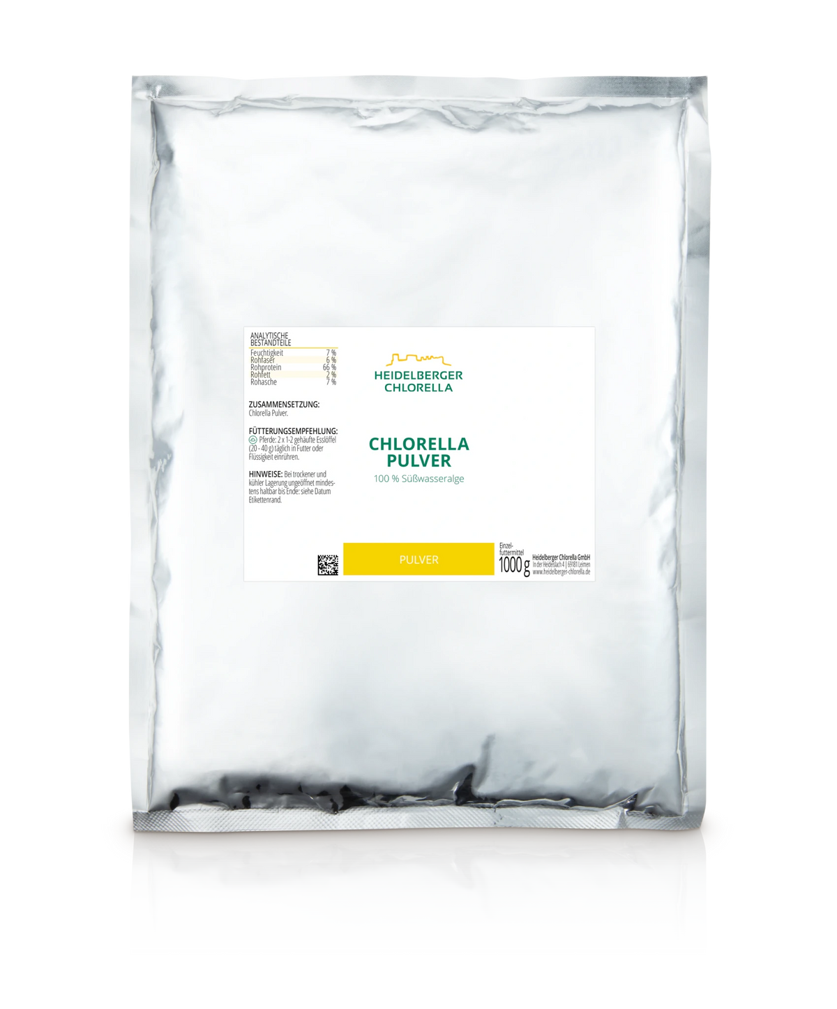 Chlorella Pulver Tierfutter
