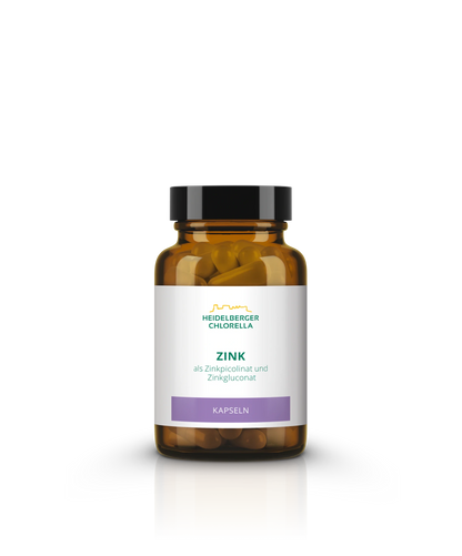 Zink als Zinkpicolinat und Zinkgluconat Kapseln