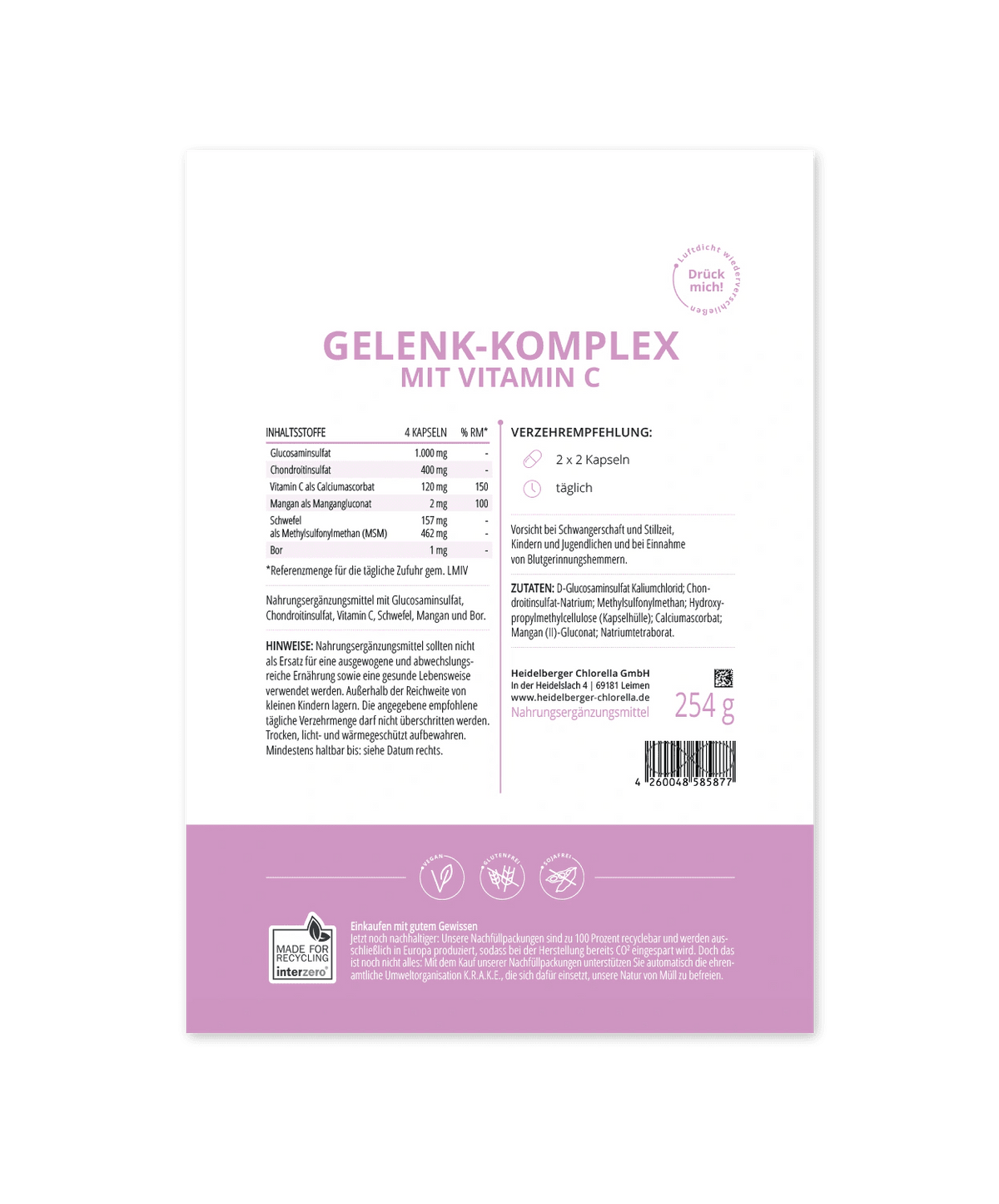 360 Kapseln - 254 g