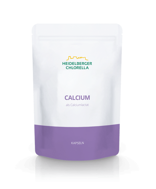 Calcium als Calciumlactat Kapseln -Heidelberger Chlorella GmbH