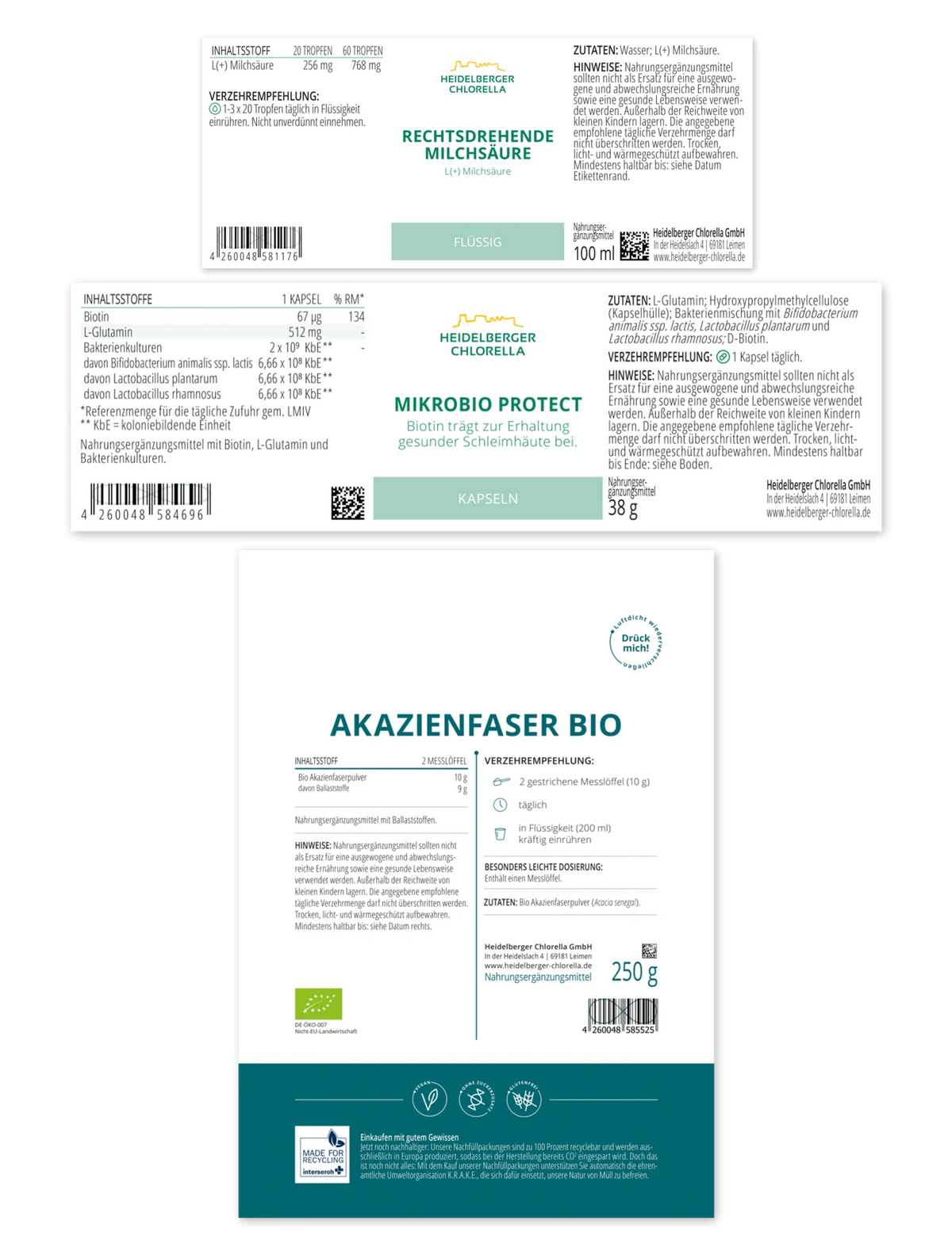 3 Produkte
