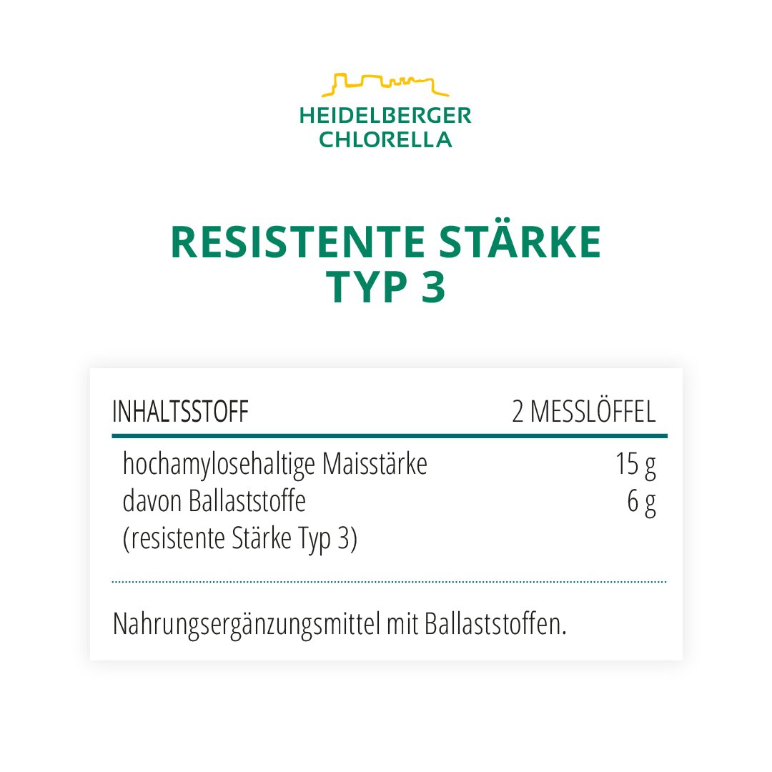 Resistente Stärke Typ 3 Pulver -Heidelberger Chlorella GmbH