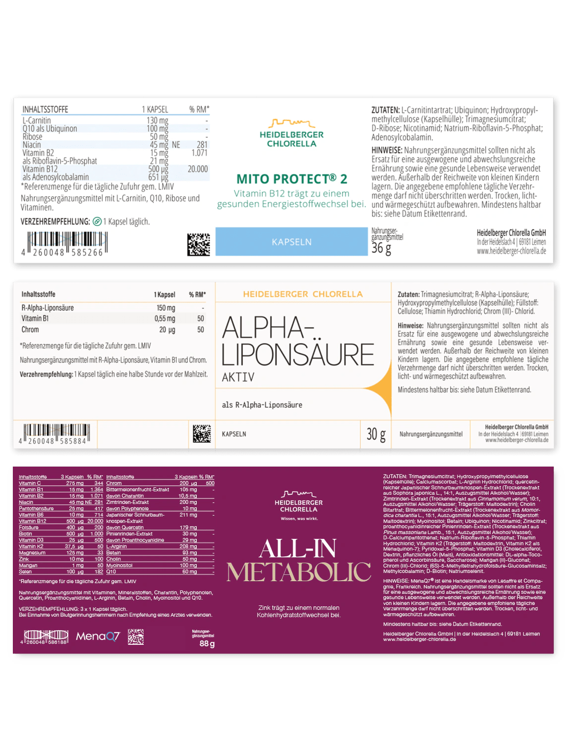 3 Produkte