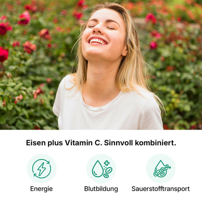 Eisen als Eisenbisglycinat Kapseln -Heidelberger Chlorella GmbH