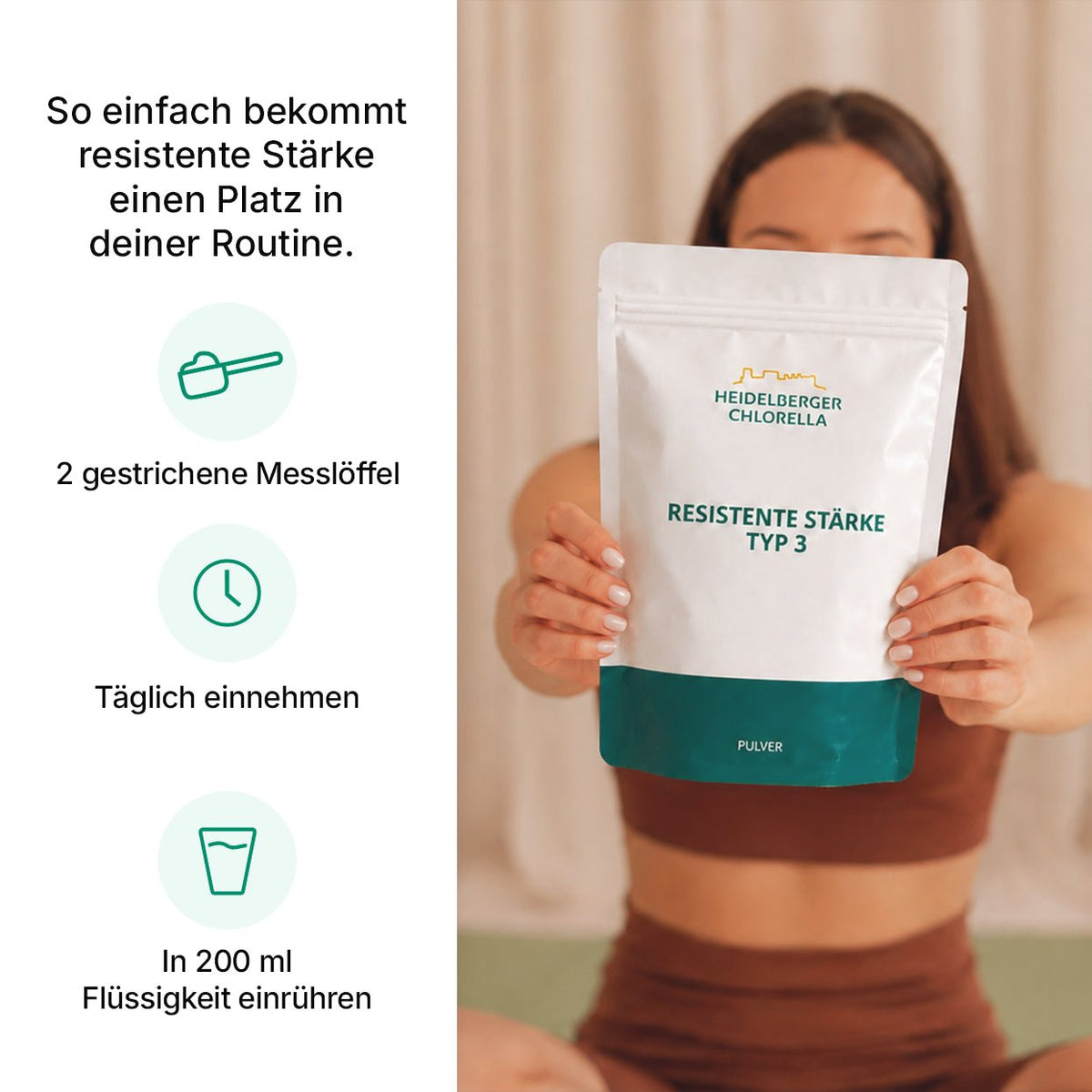 Resistente Stärke Typ 3 Pulver -Heidelberger Chlorella GmbH
