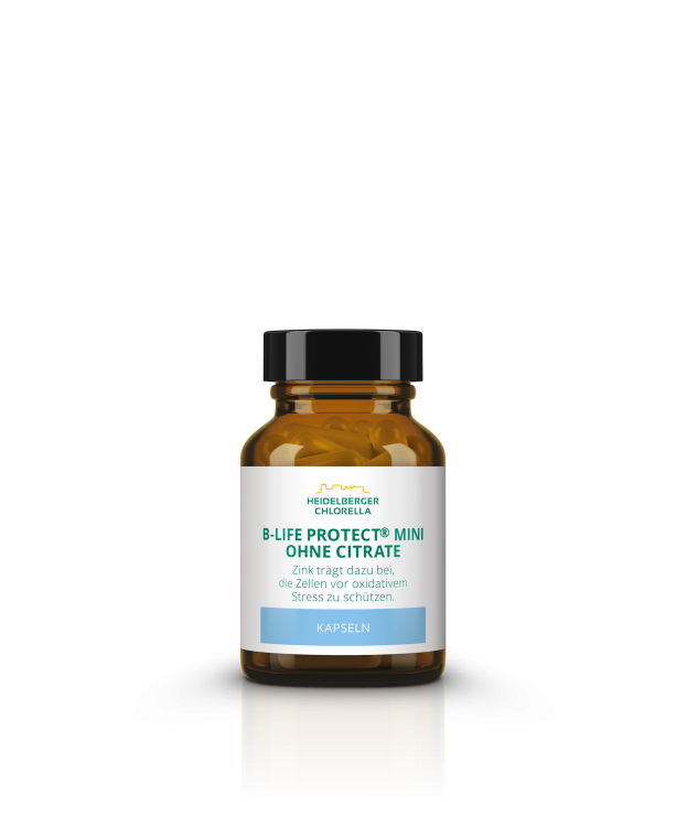 B-Life Protect® mini ohne Citrate Kapseln online kaufen | Heidelberger Chlorella